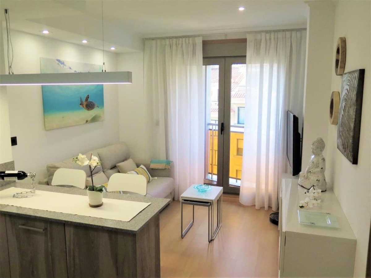Acogedor Estudio en el corazón del Silgar + Parking Sanxenxo Exterior foto